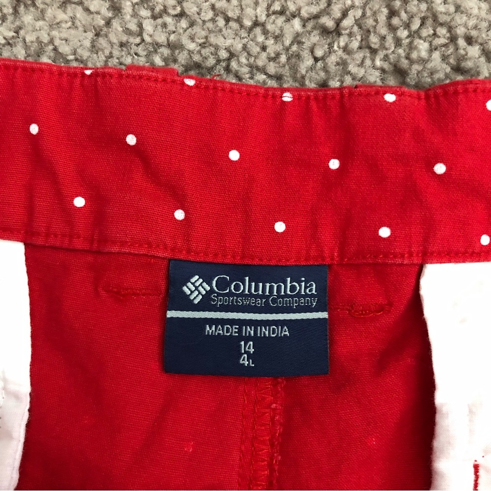Columbia PFG Red Polka Dot Shorts - Picture 12 of 15